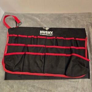 Husky Tool Bag Organizer Insert Black Red Multi Pocket 80753-1N09 18 Inch